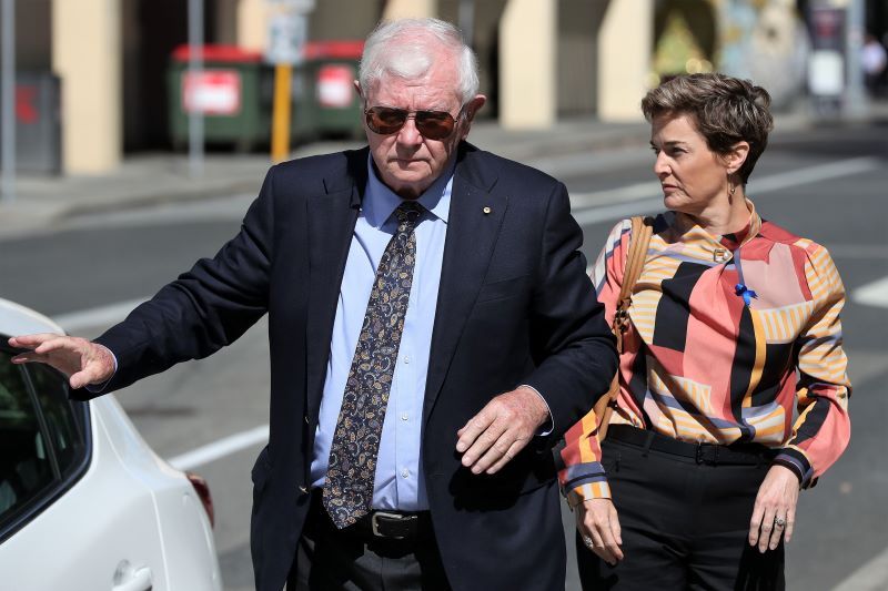Ciara Glennon's father Denis arriving at West Australian District Court on November 25 (Getty Images)