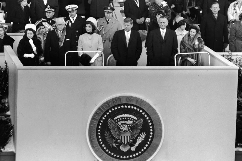 John F. Kennedy's inauguration in Washington, DC on January 20, 1961 (Getty Images)