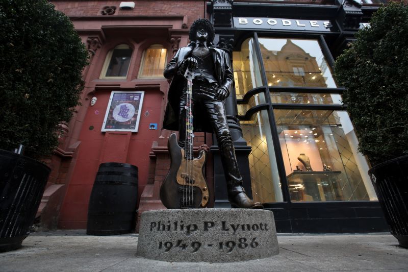 The Phil Lynott statue in Dublin (RollingNews.ie)