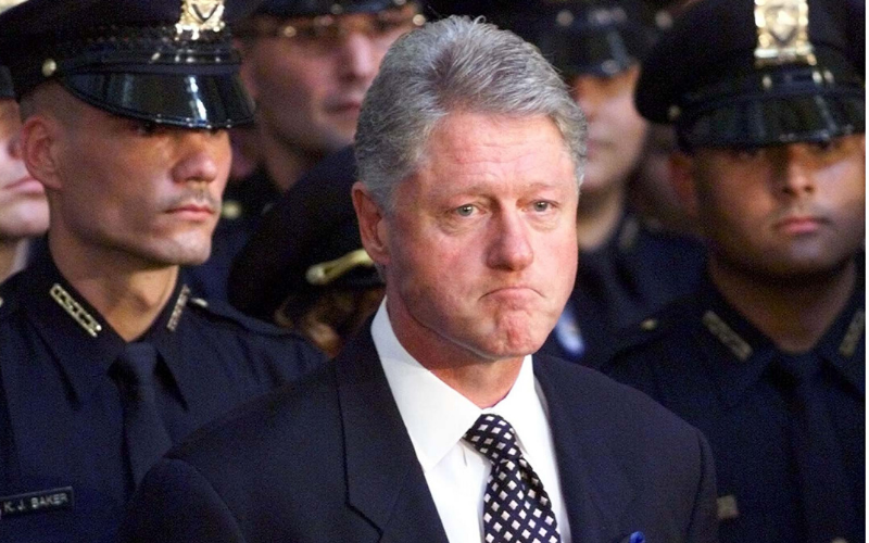 Bill Clinton, 1998, one of three US Presidents who have been impeached.