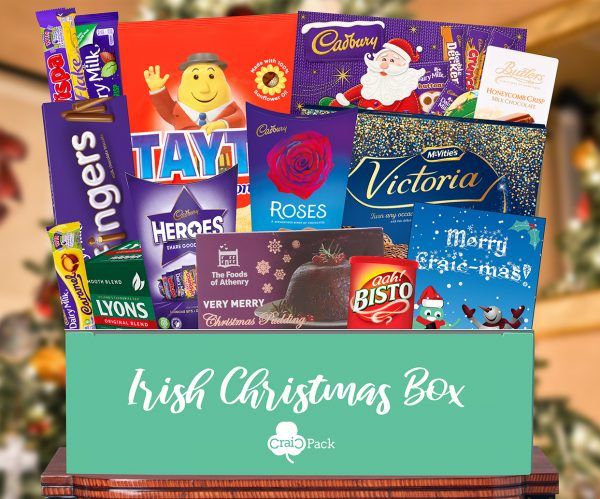 CraicPacks Christmas Box of Irish goodies.