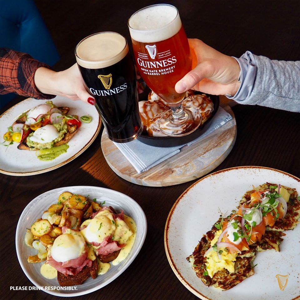 Brunch at the Guinness Open Gate Brewery's restaurant, 1817