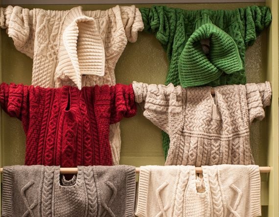 Aran Sweaters... could there be anything more Irish. Aran Sweaters... could there be anything more Irish.
