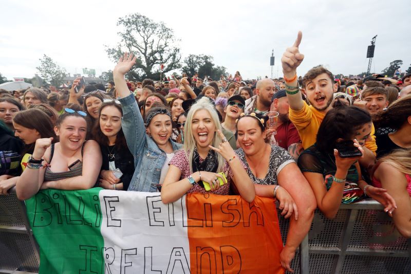 Billie Eilish fans at the 2019 Electric Picnic musical festival in Co Laois (RollingNews.ie)