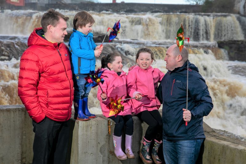 The McCarthy family at the Falls Hotel