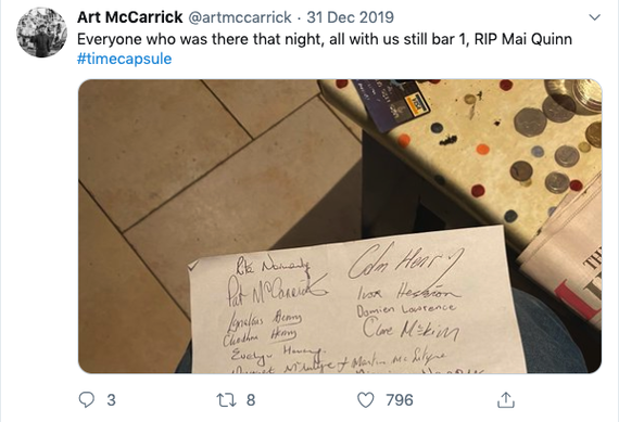 A list of everyone at the McCarrick party, in 1999.