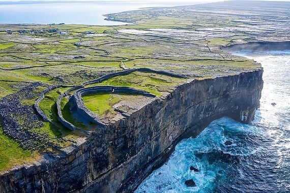 The Aran Islands off Connemara, in County Galway. The Aran Islands off Connemara, in County Galway.