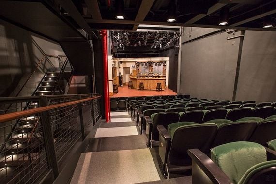 Interior of New York's celebrated Irish Repertory Theatre. Interior of New York's celebrated Irish Repertory Theatre.