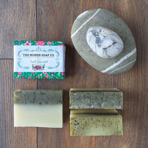 The Moher Soap Co. seaweed soap. The Moher Soap Co. seaweed soap.