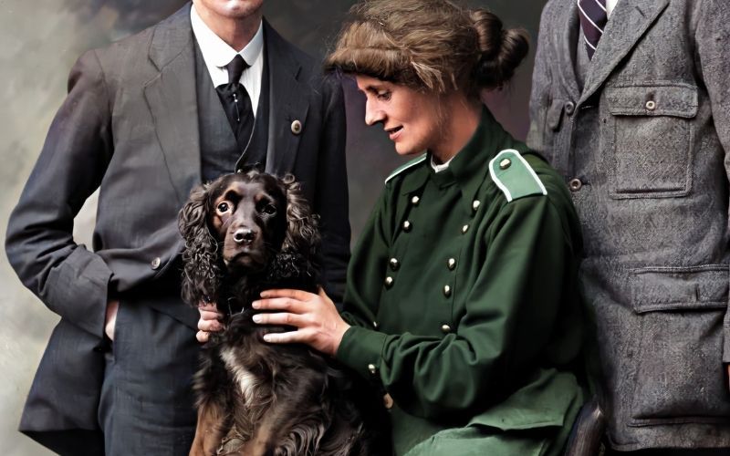 Countess Markievicz, one of the most important figures in the War of Independence, in Waterford in 1917