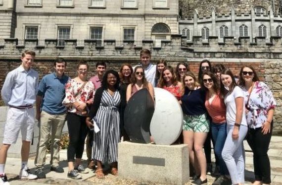 Center of Irish Studies at Villanova University students at Dublin Castle. Center of Irish Studies at Villanova University students at Dublin Castle.