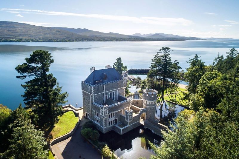 An aerial view of An Culu in Kenmare, Co Kerry. (Savills)