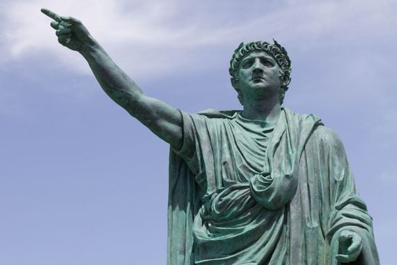 Emperor Nero, who famously fiddled while Rome burned. Emperor Nero, who famously fiddled while Rome burned.