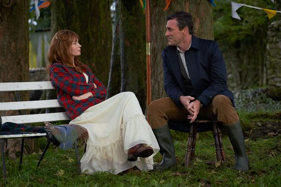 Emily Blunt and John Hamm in Wild Mountain Thyme. Emily Blunt and John Hamm in Wild Mountain Thyme.