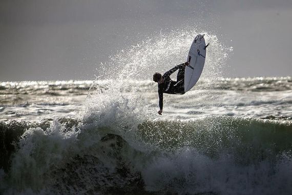 Surfing in Co Donegal. (Ireland's Content Pool)