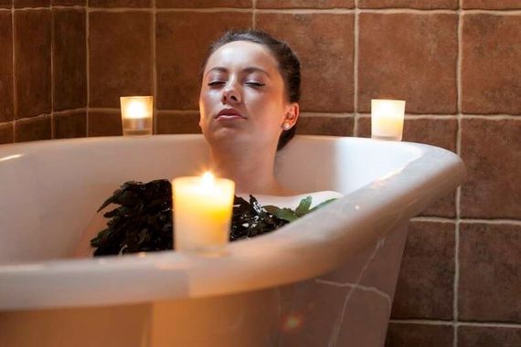 Seaweed Bath at Voya, Strandhill, County Sligo.