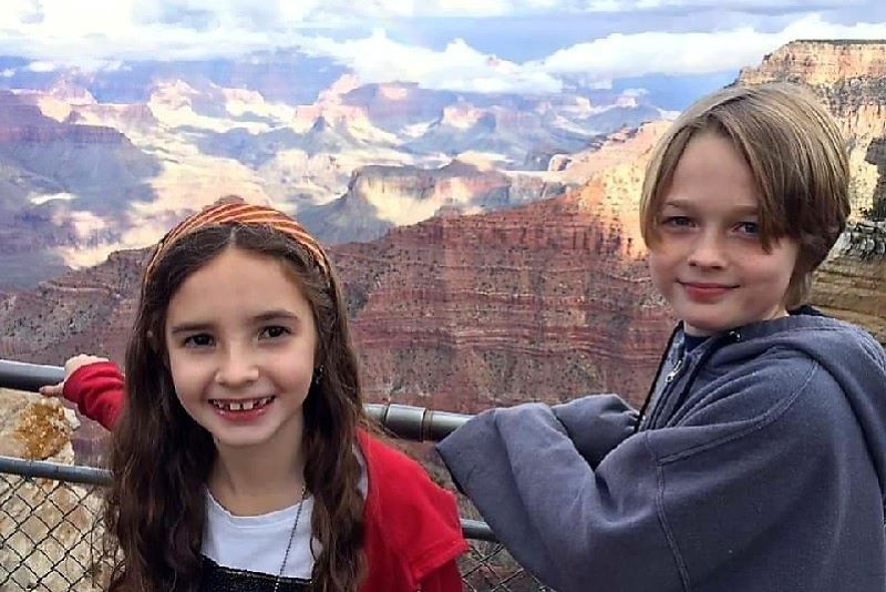 Charlotte and her brother Alex (GoFundMe)