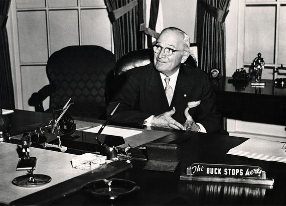 President Harry S. Truman in the White House President Harry S. Truman in the White House