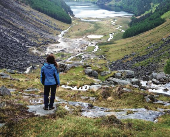 Glendalough Valley, County Wicklow. Glendalough Valley, County Wicklow.