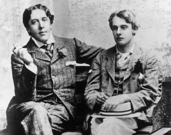 Oscar Wilde and Lord Alfred Douglas at Oxford, 1893. (Getty Images)
