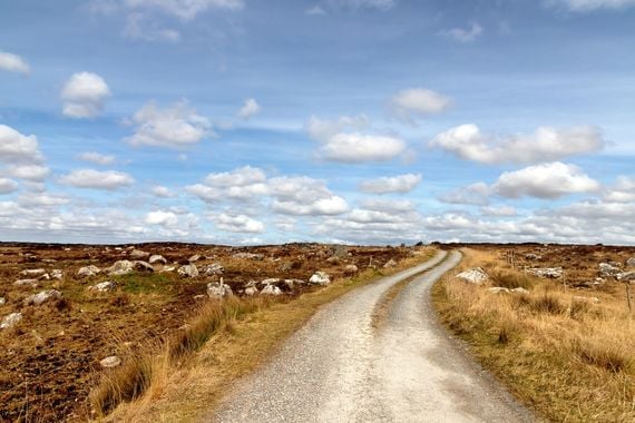"The longest road out is the shortest road home." "The longest road out is the shortest road home."