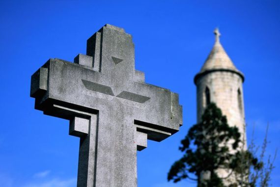 Michael Collins grave in Glasnevin.