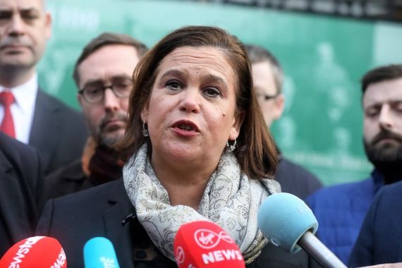 Sinn Fein leader Mary Lou McDonald. Sinn Fein leader Mary Lou McDonald.