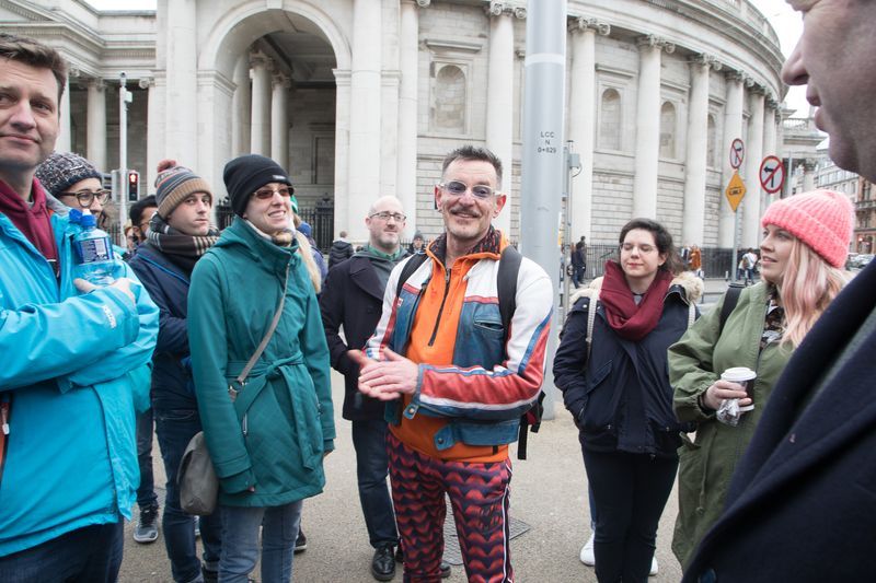 Tonie Walsh leads Lavender Walk: Tour of Historic Gay Dublin