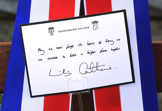 "May we never forget the lessons of history as we continue to build a brighter future together."