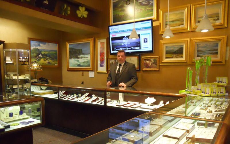 The jewelry selection at Tipperary Importers
