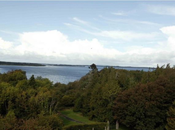 View over Lough Ree from Portlick Castle. View over Lough Ree from Portlick Castle.