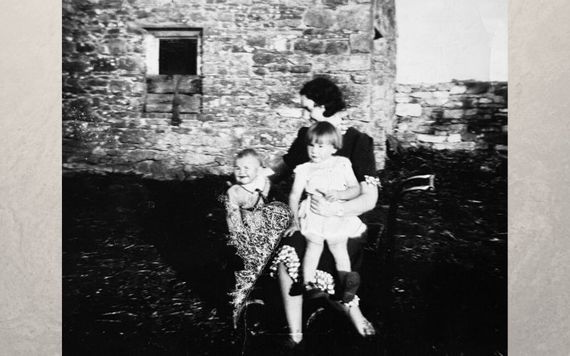 Mary Connor Brady, Johnny’s mother, with Maureen and Thomas, about 1939. Credit: Conor O’Brádaigh Mary Connor Brady, Johnny’s mother, with Maureen and Thomas, about 1939. Credit: Conor O’Brádaigh