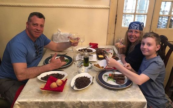 Terence Mulligan with his wife Flavia and son Brooklyn in Cuba last year. Terence Mulligan with his wife Flavia and son Brooklyn in Cuba last year.