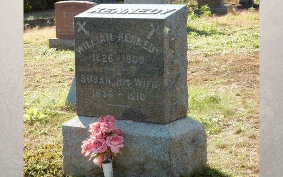 Mike’s 2nd great grandfather William Kennedy’s gravestone in St. Francis Cemetery, Harrisville, New York. William was born circa 1826 in Ireland. Mike’s 2nd great grandfather William Kennedy’s gravestone in St. Francis Cemetery, Harrisville, New York. William was born circa 1826 in Ireland.