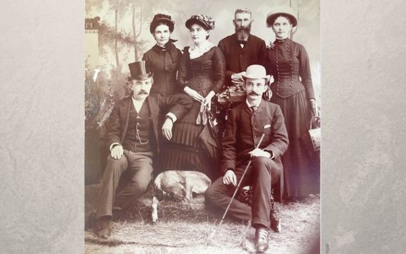 William Kennedy (back row), his wife Susan and four of their children in a late 1800s photo taken in Lewis County, New York. William Kennedy (back row), his wife Susan and four of their children in a late 1800s photo taken in Lewis County, New York.
