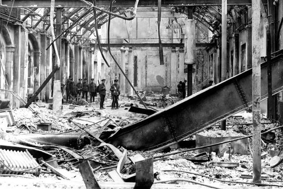 Inside the GPO in the aftermath of the Easter Rising. Inside the GPO in the aftermath of the Easter Rising.