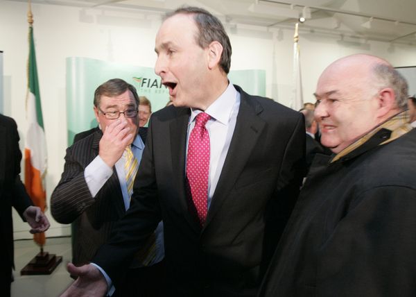 Michéal Martin after he is elected Fianna Fáil's new leader. Rolling News