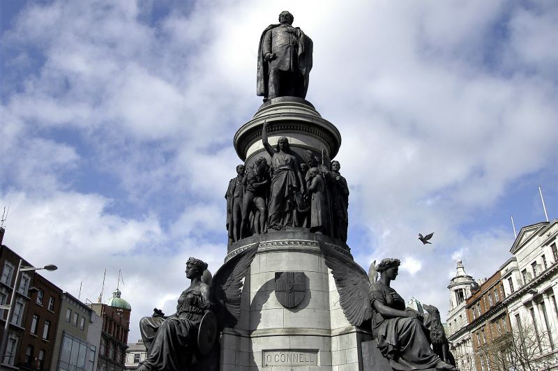 The statue of Daniel O'Connell on O'Connell Street in Dublin. (RollingNews.ie)
