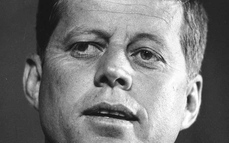 President John F. Kennedy. Credit: Keystone/Getty Images