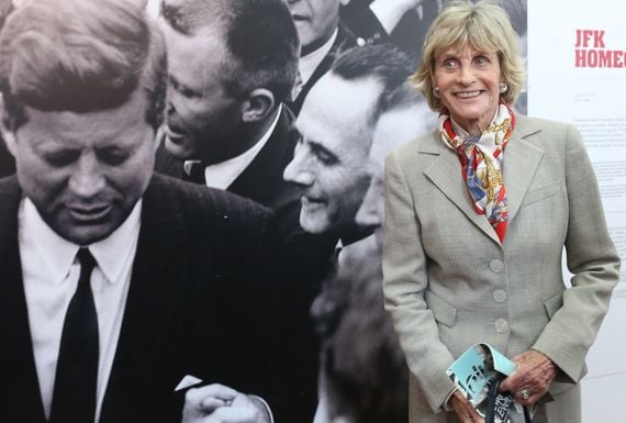 Jean Kennedy Smith, at the JFK Homecoming exhibition. Jean Kennedy Smith, at the JFK Homecoming exhibition.