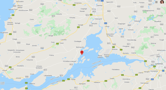 Shore Island, in the Shannon estuary, between County Clare and County Limerick. Shore Island, in the Shannon estuary, between County Clare and County Limerick.