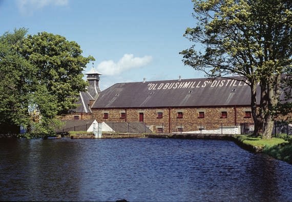 The Old Bushmills Distillery. The Old Bushmills Distillery.