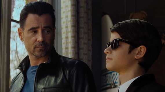Colin Farrell and Ferdia Shaw in Artemis Fowl Colin Farrell and Ferdia Shaw in Artemis Fowl