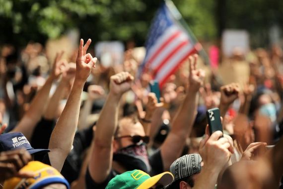 A Black Lives Matters demonstration in New York City on June 4, 2020. (Getty Images)