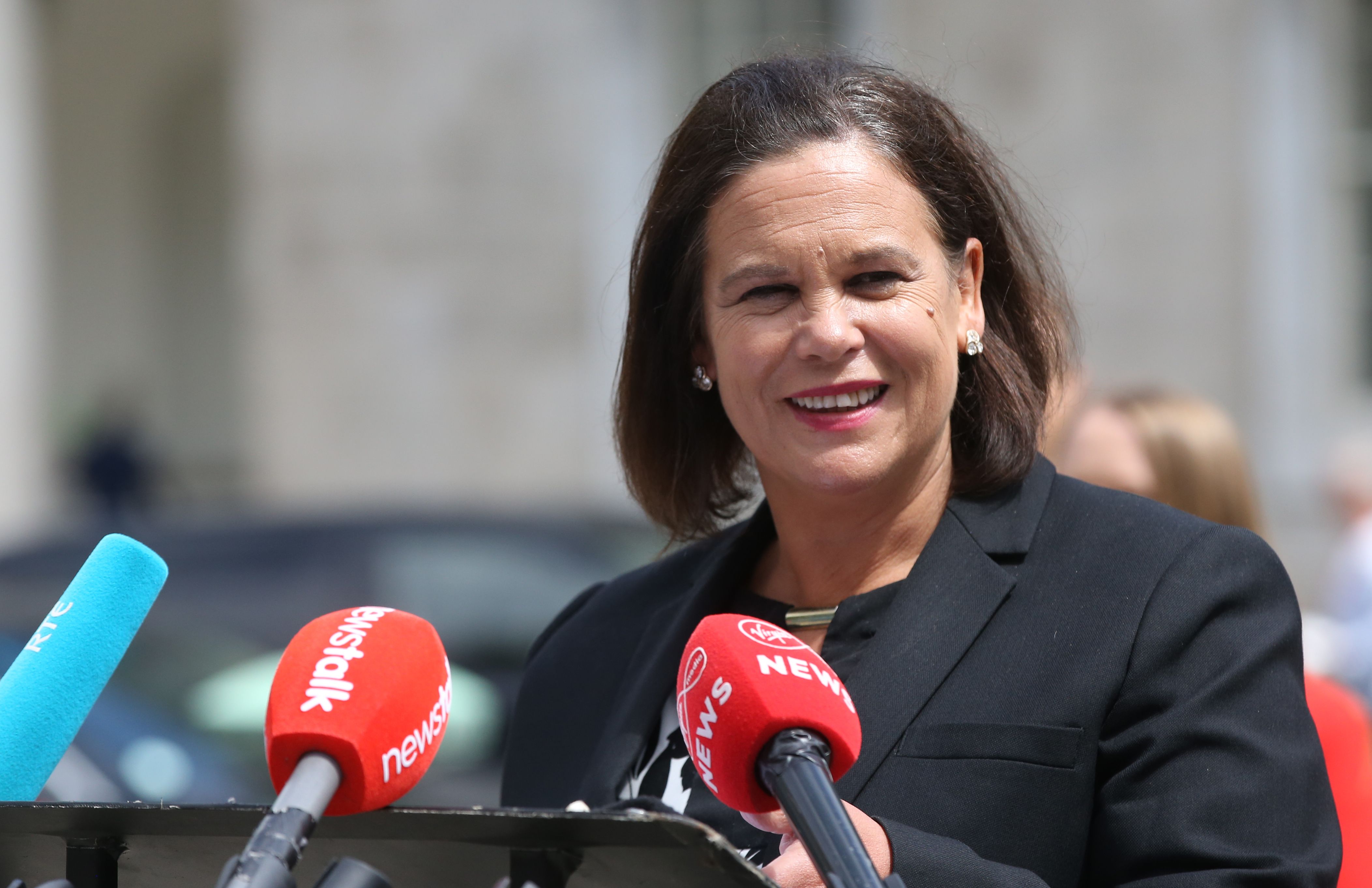 Sinn Féin leader Mary Lou McDonald. Sinn Féin leader Mary Lou McDonald.
