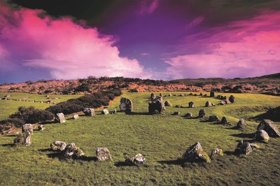 Beaghmore stone circle, in County Tyrone. Beaghmore stone circle, in County Tyrone.