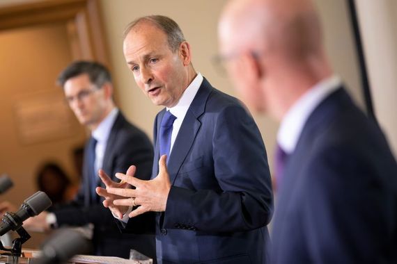 Irish leader Micheal Martin. Irish leader Micheal Martin.