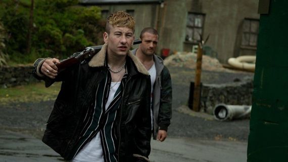 Barry Keoghan and Cosmo Jarvis in The Shadow of Violence Barry Keoghan and Cosmo Jarvis in The Shadow of Violence
