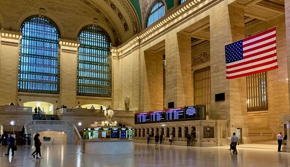 Grand Central Station, normally a thriving hub, is eerily quiet these days. Grand Central Station, normally a thriving hub, is eerily quiet these days.