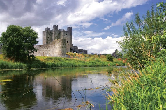 Trim Castle, in the Boyne Valley. Trim Castle, in the Boyne Valley.